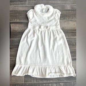 Gymboree girls beautiful angel white 👼 sweater dress size 7